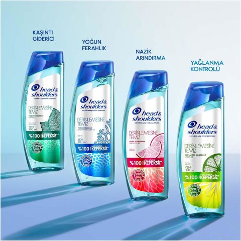 Head & Shoulders Derinlemesine Temiz Yağlanma Kontrolü Şampuan 300 ml
