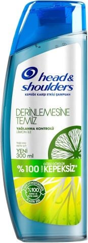 Head & Shoulders Derinlemesine Temiz Yağlanma Kontrolü Şampuan 300 ml
