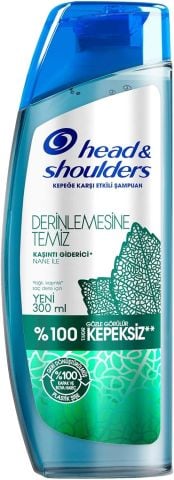 Head & Shoulders Derinlemesine Temizlik Şampuan Kaşıntı Giderici Nane 300 ml
