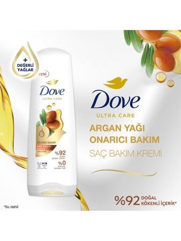 Dove Ultra Care Argan Yağı Onarıcı Bakım Saç Bakım Kremi 350 ml