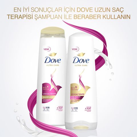 Dove Ultra Care Uzun Saç Terapisi Uzun Yıpranmış Saçlar İçin Saç Bakım Kremi 350 ml