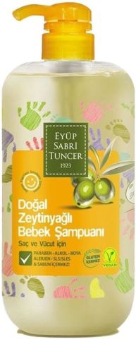 Eyüp Sabri Tuncer Doğal Zeytinyağlı Bebek Şampuanı 600ml