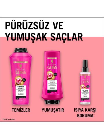 Schwarzkopf Gliss Supreme Length Koruyucu Saç Bakım Kremi 360 Ml