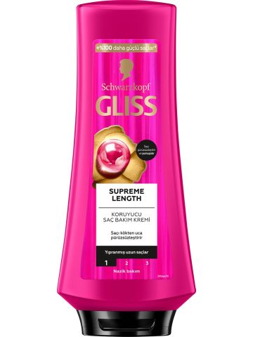 Schwarzkopf Gliss Supreme Length Koruyucu Saç Bakım Kremi 360 Ml