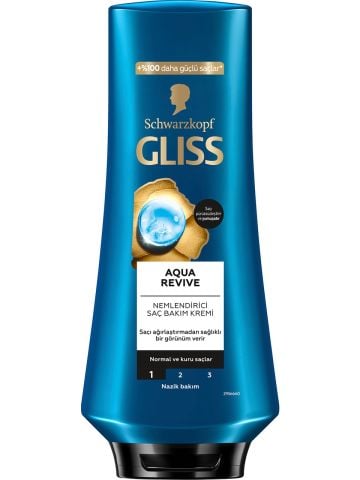 Schwarzkopf Gliss Aqua Revive Nemlendirici Saç Bakım Kremi 360 Ml