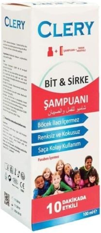 Clery Bit Ve Sirke Çocuk Şampuanı 100 Ml