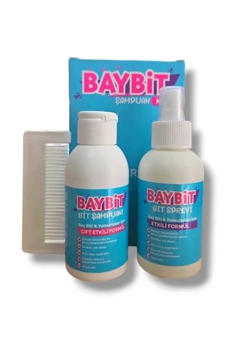 Baybit Şampuan Kit Bit Spreyi & Bit Şampuanı ve Tarak Hediyeli Set