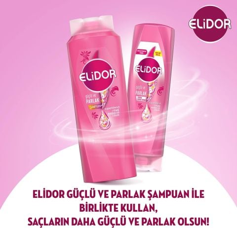 Elidor Superblend Serum Güçlü ve Parlak E Vitamini Saç Bakım Kremi Makademya Yağı & Keratin 350 ml