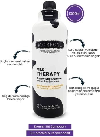Morfose Milk Therapy Süt Proteinli Şampuan 1000 Ml