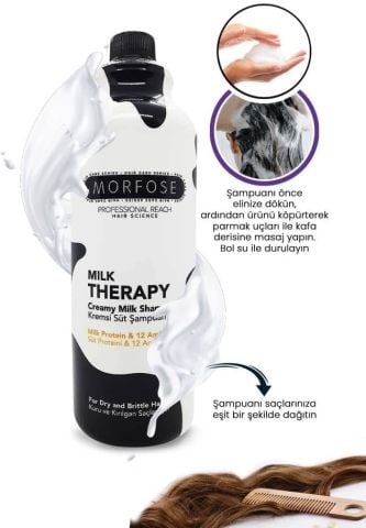 Morfose Milk Therapy Süt Proteinli Şampuan 1000 Ml