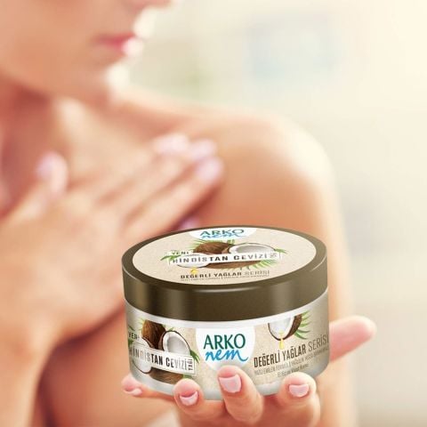 Arko Nem Değerli Yağlar Hindistan Cevizi Nemlendirici El Ve Yüz Kremi 250 ml