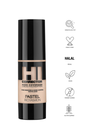 Pastel Coverage Fondöten 416 Numara