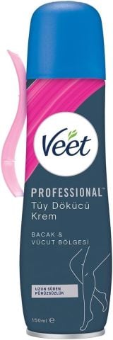 Veet Professional Hassas Ciltler İçin Tüy Dökücü Sprey Krem 150 Ml