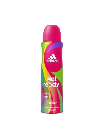 Adidas Get Ready Antiperspirant Ter Önleyici Leke Yapmayan Kadın Sprey Deodorant 150 ml