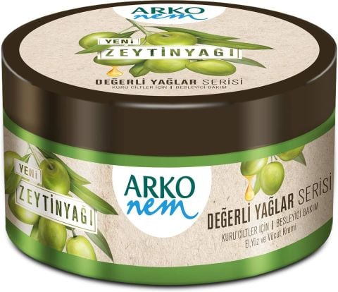 Arko Nem Değerli Yağlar Serisi Zeytinyağlı Nemlendirici Krem 250 ml