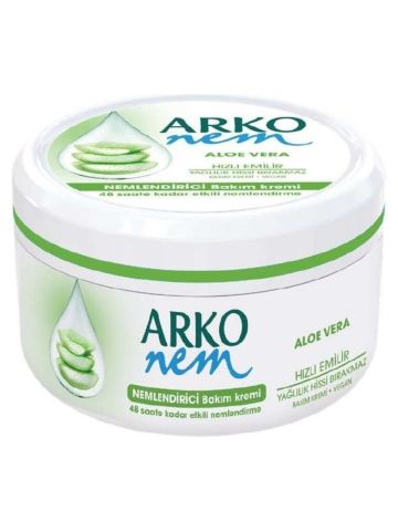 Arko Nem Aloe Vera Nemlendirici Bakım Kremi 300 Ml