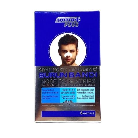 Softto Plus Burun Bandı Mavi Erkekler İçin