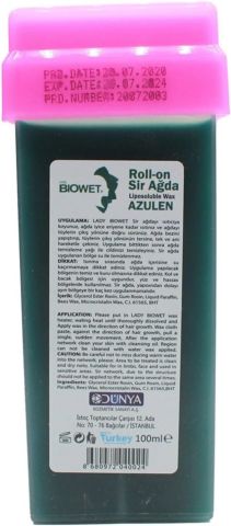 Biowet Roll-On Ağda Azulen - 100 Ml