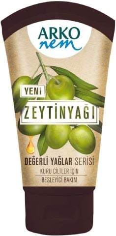 Arko Nem Krem Değerli Yağlar Zeytinyağlı Tüp Krem 60 Ml