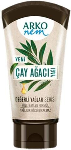 Arko Nem Çay Ağacı Yağı Özlü Tüp Krem 60 Ml