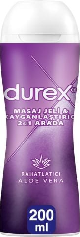 Durex 2'si 1 Arada Kayganlaştırıcı & Masaj Jeli Aloe Vera 200 ml