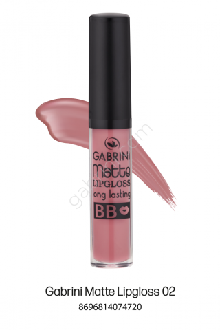 Gabrini Matte Lipgloss Numara 02