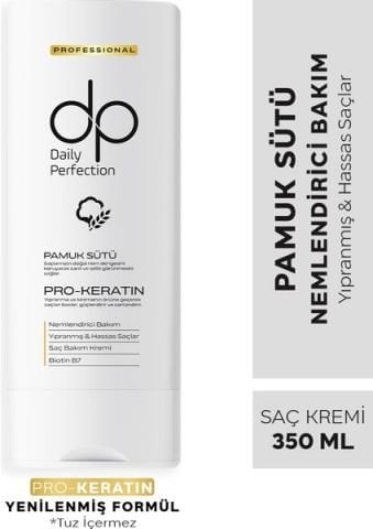Dp Daily Perfection SAÇ BAKIM KREMİ 350 ML PAMUK SÜTÜ