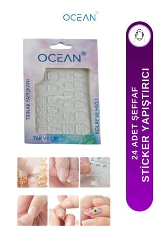 Ocean Solingen Takma Tırnak Sticker Yapıştırıcı No:189C