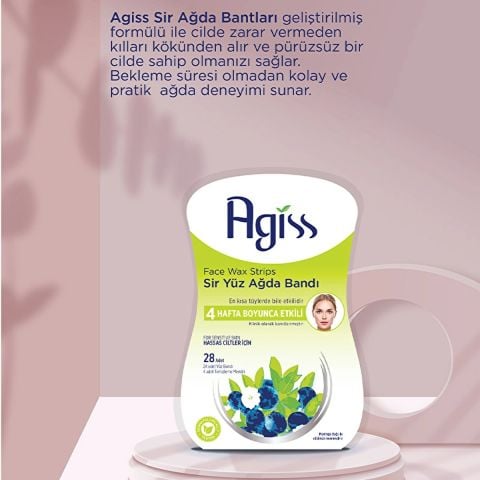 Agiss Easyso 28'li Sir Ağda Yüz Bandı Hassas Ciltler Için