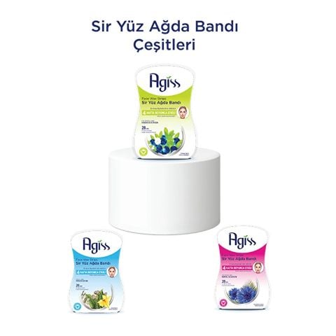 Agiss Easyso 28'li Sir Ağda Yüz Bandı Hassas Ciltler Için