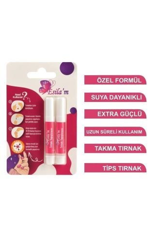 Esilam Tırnak Yapıştırıcı 2 Adet ESL-461