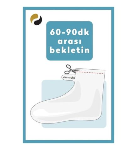 Dermokil Peeling Etkili ( Soyulabilir ) Ayak Maskesi 30 ml