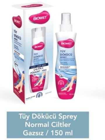 Biowet Tüy Dökücü Sprey 150 Ml Normal
