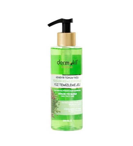 Dermokil Kenevir Tohumu Yağlı Yüz Temizleme Jeli 300ml
