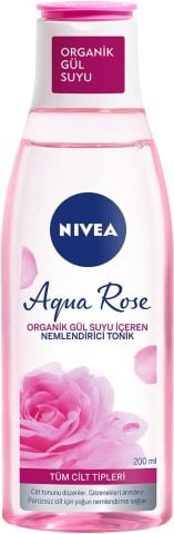 NIVEA Aqua Rose Organik Gül Suyu İçeren Nemlendirici Tonik 200ml