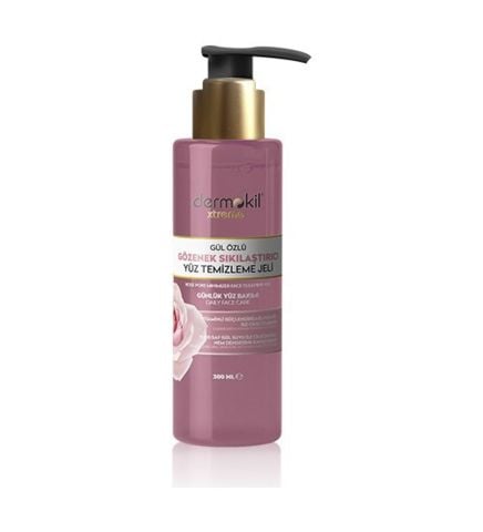 Dermokil Gözenek Sıkılaştırıcı Gül Özlü Yüz Temizleme Jeli 300 Ml
