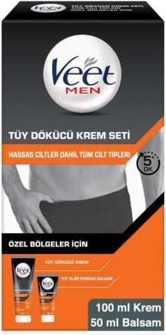 Veet Men Tüy Dökücü Krem Seti