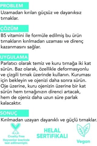 Pastel Kalsiyumlu Tırnak Bakım Jeli - Nail Care Gel With Calcium 13 ml