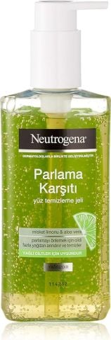 Neutrogena Parlama Karşıtı Yüz Temizleme Jeli 200ML