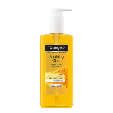 Neutrogena Soothing Clear Micellar Yüz Temizlme Jeli 200ML Zerdeçal