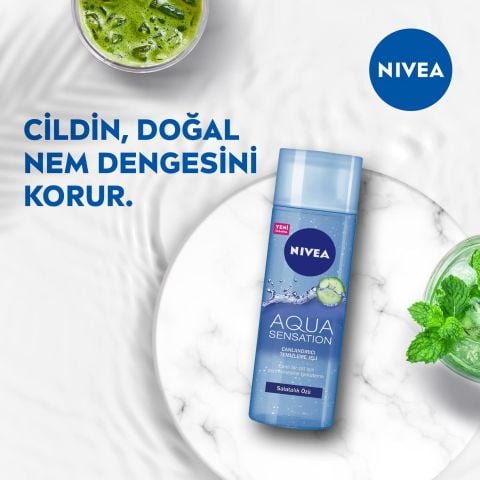 Nivea AQUA Sensation Canlandırıcı Temizleme Jeli Salatalık Özü 200 ML
