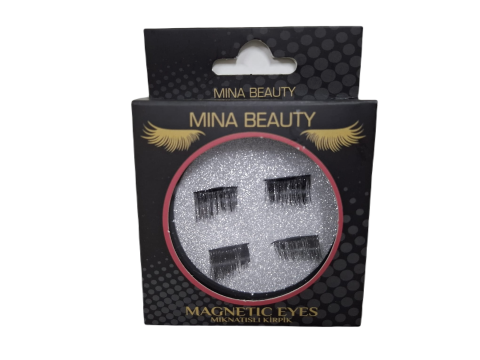 Mina Beauty Mıknatıslı İpek Kirpik Magnetic Eyes No: 1