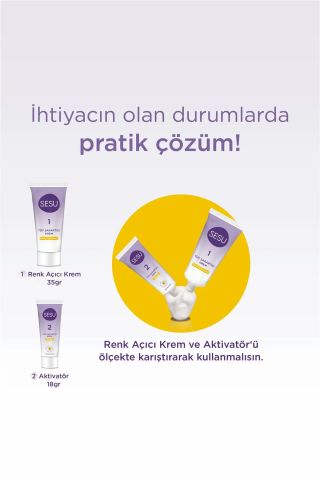 Sesu Tüy Sarartıcı Krem 35 Ml