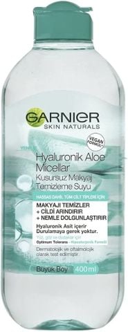 Garnier Skin Naturals Micellar Hyaluronik Aloe Kusursuz Makyaj Temizleme Suyu (400 ml)
