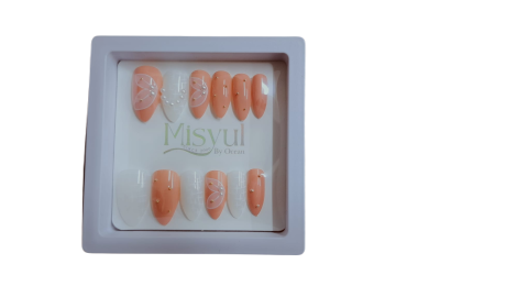 Ocean Solingen Misyul Takma Tırnak 12'Li Desenli Koyu Pembe