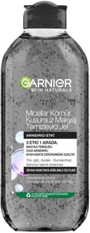 Garnier Micellar Kömür Kusursuz Makyaj Temizleme Jeli 400ML