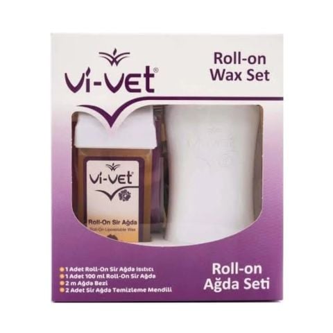 Vi-vet Kutulu Roll-On Ağda Isıtıcı Set 1 adet