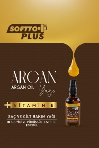 Softto Plus Besleyici ve Yenileyici Argan Yağı 50ml