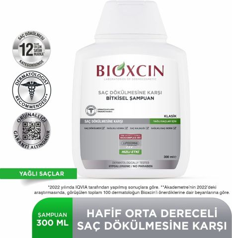 Bioxcin Yağlı Saçlar Için Genesis Şampuan 3x300 ml