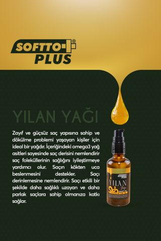 Softto Plus Yılan Yağı 50 Ml